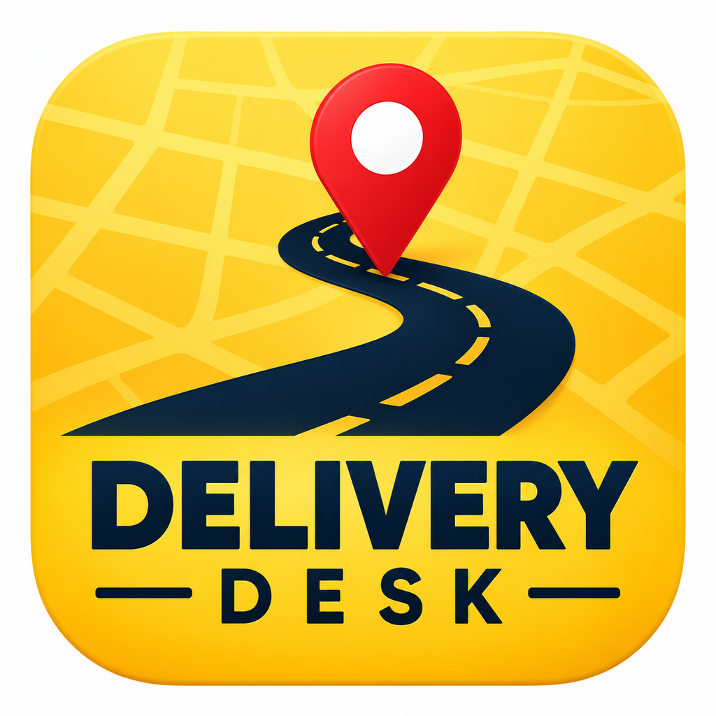 Delivery Desk official yellow app logo